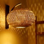Double Layer Hanging eco-friendly Bamboo Lamp